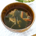 こうまさmam's cooksnap of when they made わかめとカニカマの簡単スープ.