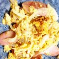 ひろべあ's cooksnap of when they made ポン酢で魚肉ソーセージの卵とじ.