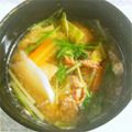 BYU's cooksnap of when they made 鯖水煮入り味噌汁.