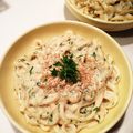 ゆっこパン's cooksnap of when they made 紫蘇絡まる☆味噌クリームうどん.