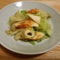 haru33's cooksnap of when they made レタスと竹輪の炒め物☆.