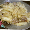 あやぽよまん's cooksnap of when they made クセになる！豚と長芋の味噌バター炒め☆.