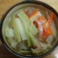 noamanma's cooksnap of when they made 給料日前のお野菜た～っぷり食べるスープ♪.