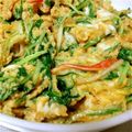 西洋かりん's cooksnap of when they made 超かんたん！水菜の卵とじ.