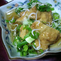 taka_yo's cooksnap of when they made 蓮根と里芋とエビのふわカリ揚げびたし.