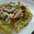 doiko's cooksnap of when they made 簡単！残り物でポテトピザ♬.