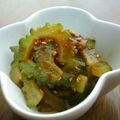 doiko's cooksnap of when they made ✿ゴーヤの辛い和え物✿.