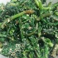 sawax2's cooksnap of when they made ★＊★＊春菊の胡麻味噌和え＊★＊★.