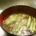 Satoco❋'s cooksnap of when they made さっぱり❤きゅうりと茗荷のお吸い物.