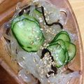 のんひよｏ○'s cooksnap of when they made 春雨とキュウリの塩こんぶ酢の物.