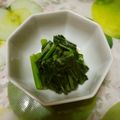 夢夢555's cooksnap of when they made かき菜☆めんつゆ和え.