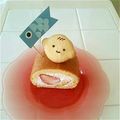りゅりゅにゃ's cooksnap of when they made 絶品！しっとりふわふわロールケーキ！！.