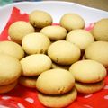 まぶたん's cooksnap of when they made ♡生チョコサンドクッキー♡.