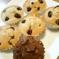 kyo611's cooksnap of when they made ホケミで簡単！バナナチョコマフィン.