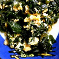 RikA96's cooksnap of when they made わかめと卵のオイマヨ炒め.