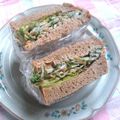 しばっち。's cooksnap of when they made リメイク・ゴボウのきんぴらのサンドイッチ.