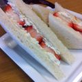 ふわニャンコ　's cooksnap of when they made 5分で出来るイチゴサンド.