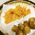 chiroxine's cooksnap of when they made 芋好き★安納芋と人参のかき揚げ.