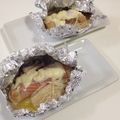 papikun's cooksnap of when they made 鮭のホイル焼き☆バター・マヨにんにくで♪.