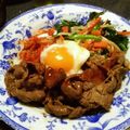 ゆかちん０１２１'s cooksnap of when they made ちょっと手抜き♡炒めナムルのビビンバ.