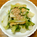 ちぁり's cooksnap of when they made わけぎとあげの辛し酢味噌和え.