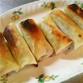 ✿maho✿'s cooksnap of when they made 簡単☆弁当にも☆揚げない肉そぼろ春巻き.