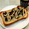 akico55555's cooksnap of when they made 簡単！美味！しらすトースト♡.