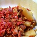 Shimachu♪'s cooksnap of when they made 長芋としめじのベーコン炒め.