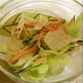 くてまて's cooksnap of when they made 簡単！ごま油が香るレタスのサラダ.