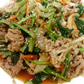 minaty_K's cooksnap of when they made 豚肉と小松菜の炒め物.