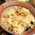 kurukurumin's cooksnap of when they made モチッと美味♪えのきと若布の生姜ごはん.