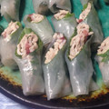 レイナーチ's cooksnap of when they made 豚肉と水菜とシソの生春巻き.