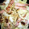 ずっきーにん's cooksnap of when they made キャベツとキノコとベーコンのサラダ♡.