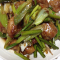 野いちご927's cooksnap of when they made 鶏肉とにんにくの芽の炒め物.