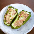 スクイード's cooksnap of when they made のせるだけ～♪ピーマンのツナマヨ焼き.