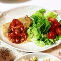 cobopad's cooksnap of when they made たらのムニエル☆サルサ・クルダ風ソース♪.