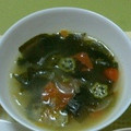あくあ☆ぶるー's cooksnap of when they made ダシダで☆わかめとトマトの中華スープ☆.