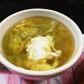 ayumi186's cooksnap of when they made 白菜と玉子のコンソメスープ.