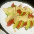 HAL☆mama's cooksnap of when they made アボカドとトマトのマヨわさサラダ★.