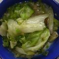 つぼやきシロウ's cooksnap of when they made レタスの大量消費だ～っ(~o~).