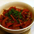 けいちゃん料理苦手's cooksnap of when they made さっぱり♬人参・玉葱・蒟蒻の生姜風味炒め.