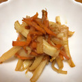 みにまふ's cooksnap of when they made 捨てないで！おいしい大根皮きんぴら.