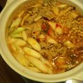 チョモチョモ's cooksnap of when they made 辛すぎないまろやかキムチ鍋.