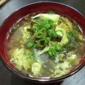 kookuro's cooksnap of when they made クレソンと卵のお味噌汁♪.