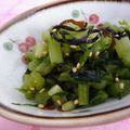 ピンクのたまご's cooksnap of when they made 大根の葉の塩昆布和え.