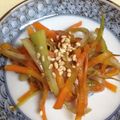 れみほ's cooksnap of when they made ウドの皮のキンピラ.