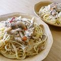 さわノート's cooksnap of when they made サバ缶☆トマトパスタ.