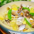 ruruchirin's cooksnap of when they made 野菜たっぷりアサリの酒蒸し.