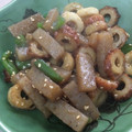 minao2318's cooksnap of when they made コンニャクとちくわの焼肉炒め.