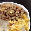 くみぽょ's cooksnap of when they made 竹輪でかさ増し☆豚そぼろ丼♪.